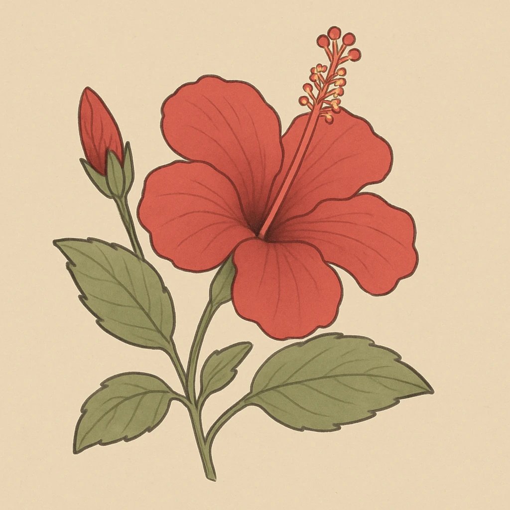 Picture of China Rose note