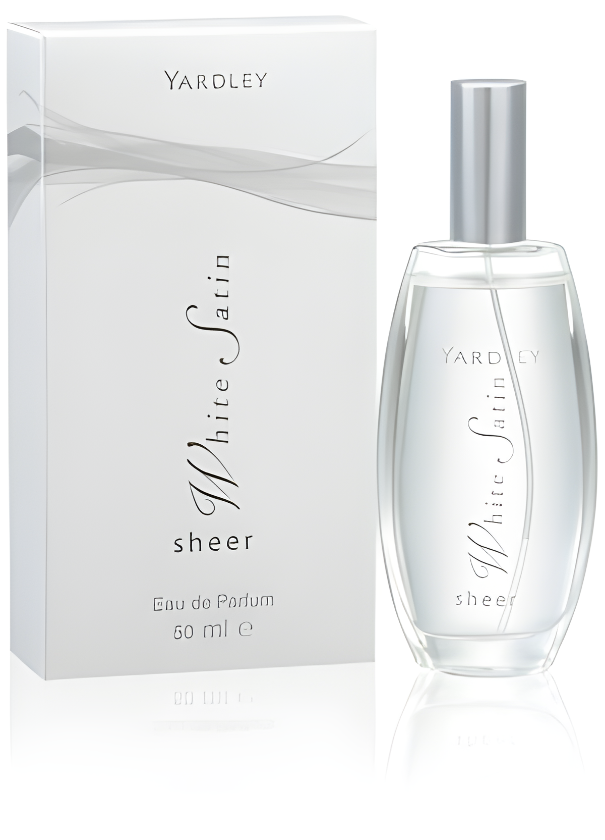 Sheer White Satin by Yardley perfume bottle