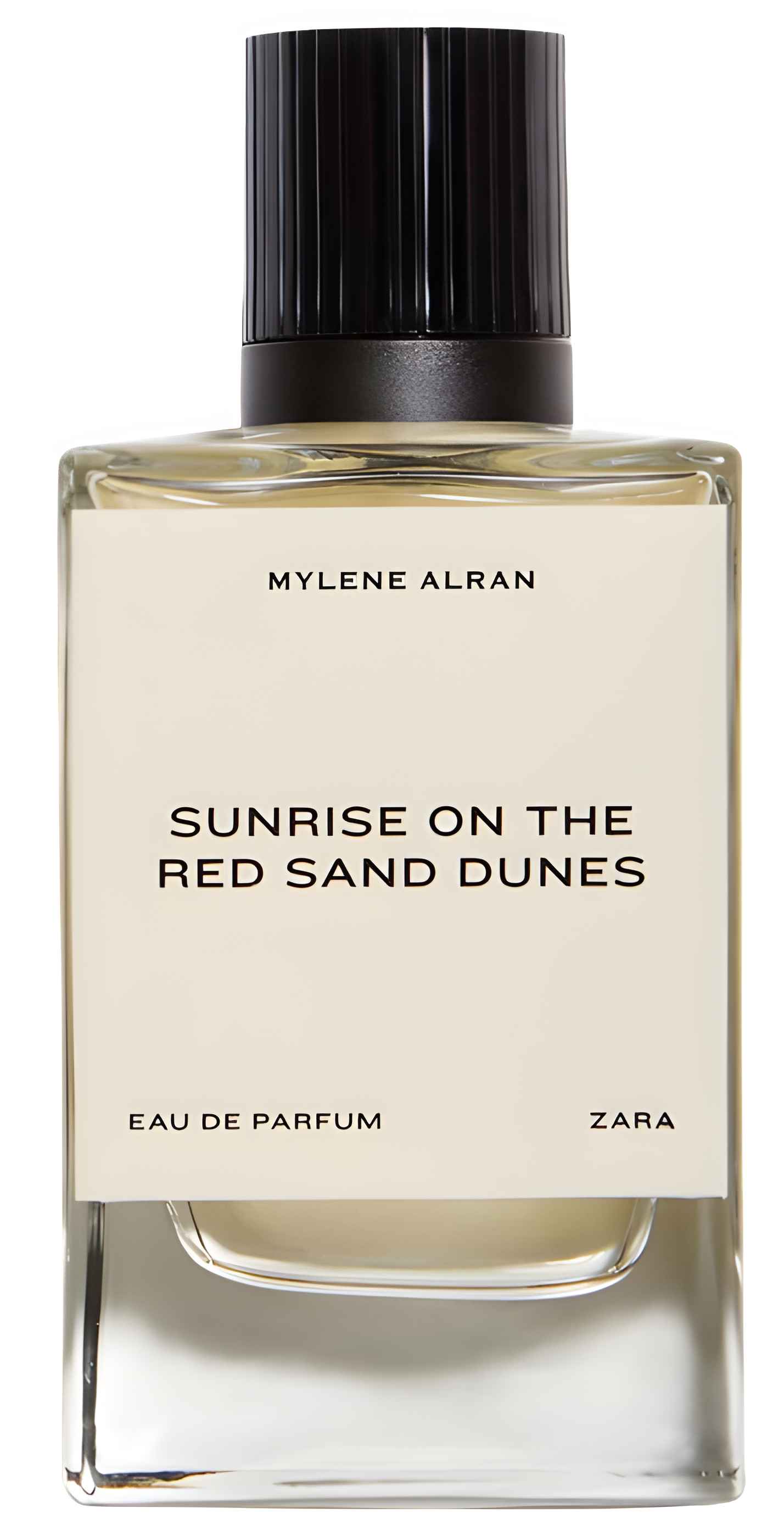 Sunrise on the Red Sand Dunes by Zara perfume bottle