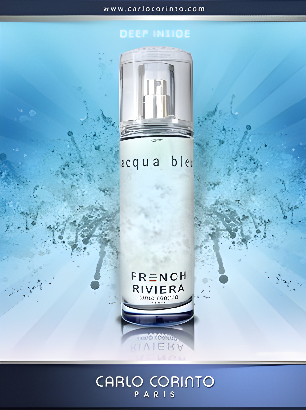 French Riviera Aqua Blue by Carlo Corinto perfume bottle