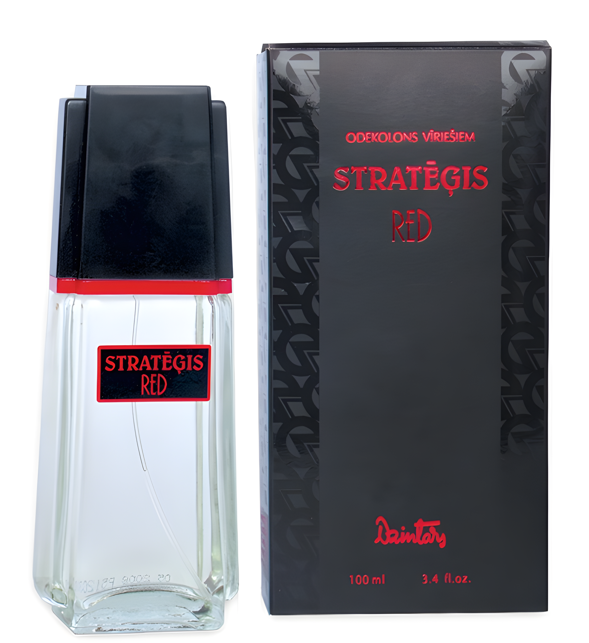 Stratēģis Red by Dzintars perfume bottle
