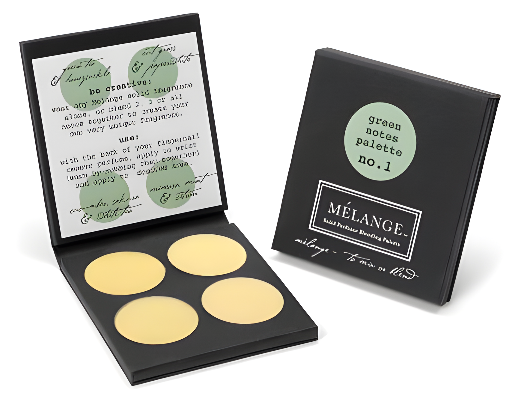Green Notes Palette No. 1 by Melange Perfume perfume bottle