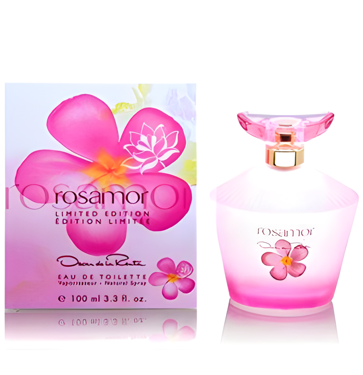 Rosamor Island Flowers by Oscar de la Renta perfume bottle