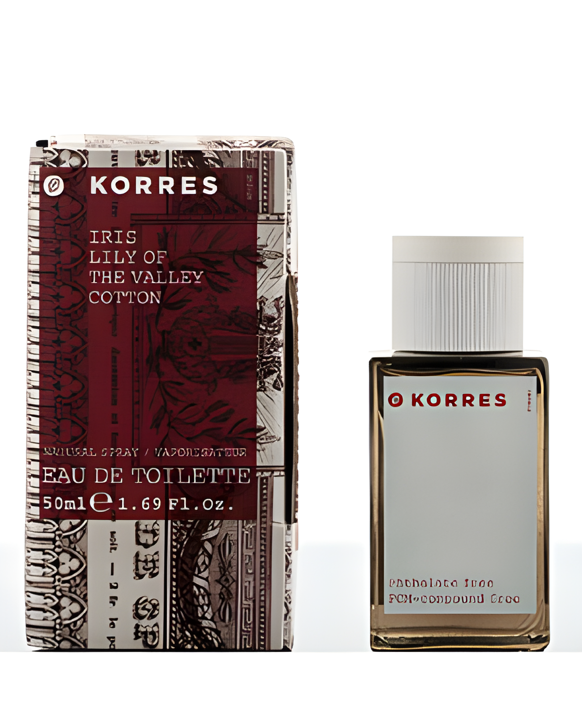 Iris Lily of the Valley Cotton by Korres perfume bottle