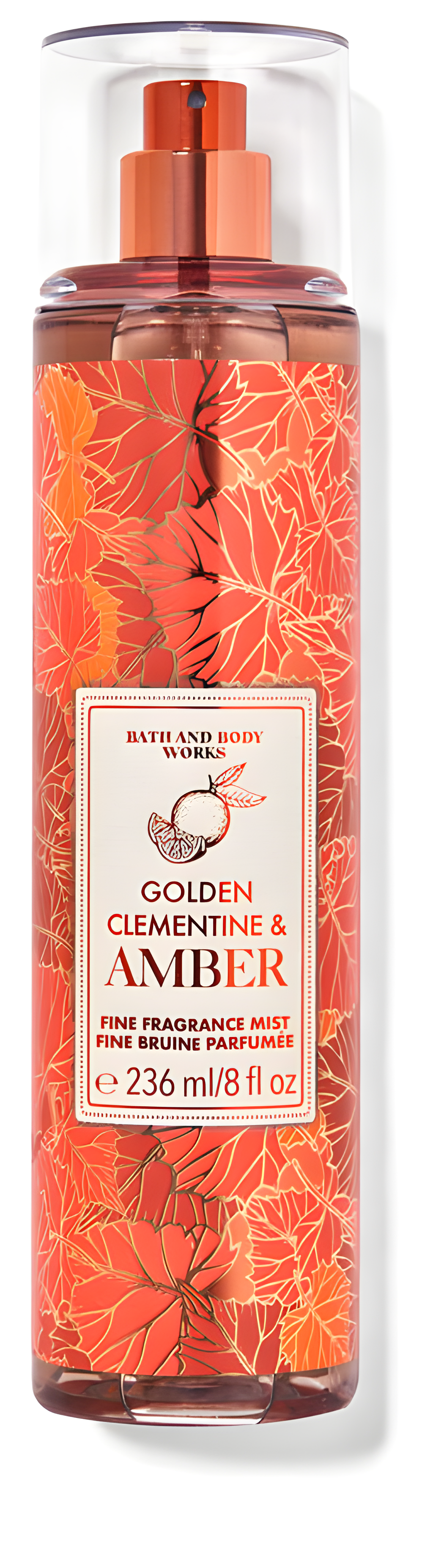 Golden Clementine & Amber by Bath & Body Works perfume bottle