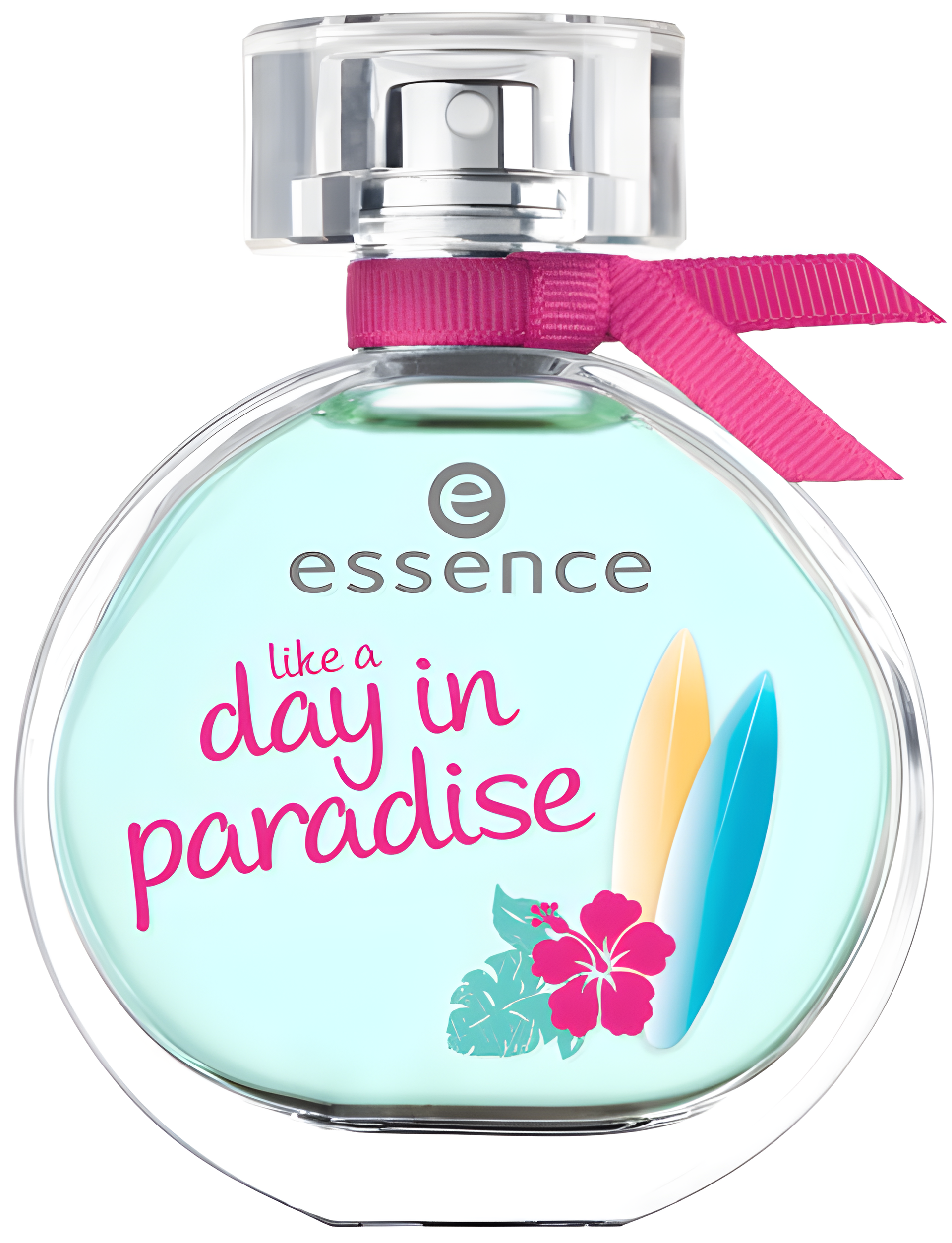 Like a Day in Paradise by essence perfume bottle