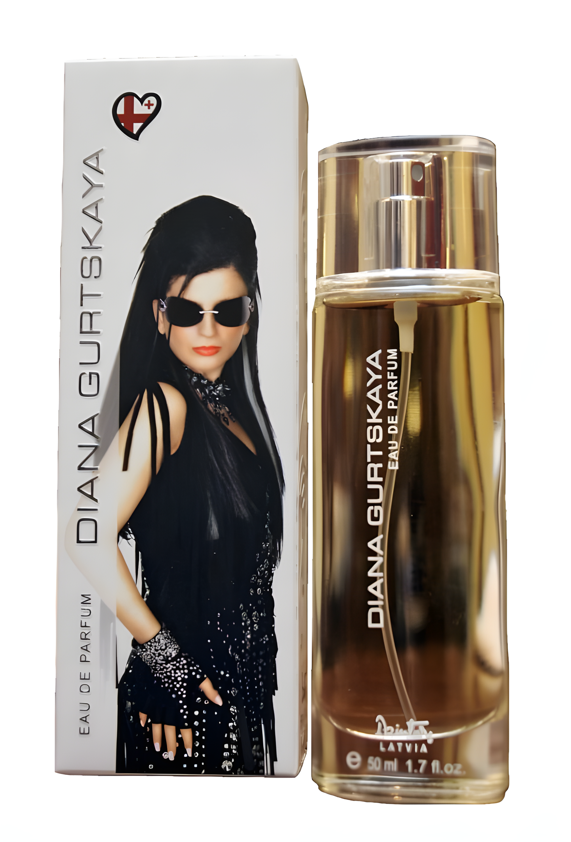 Diana Gurtskaya by Dzintars perfume bottle