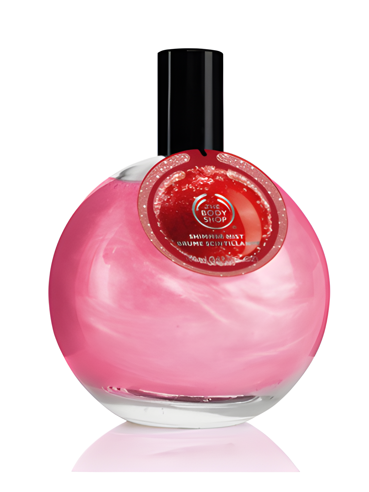 Frosted Cranberry Shimmer Mist by The Body Shop perfume bottle