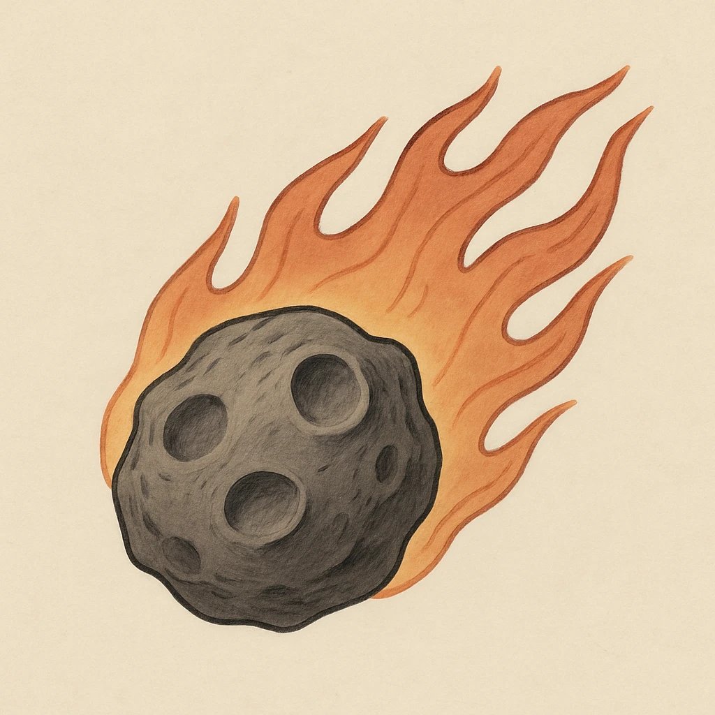 Picture of Meteorite note