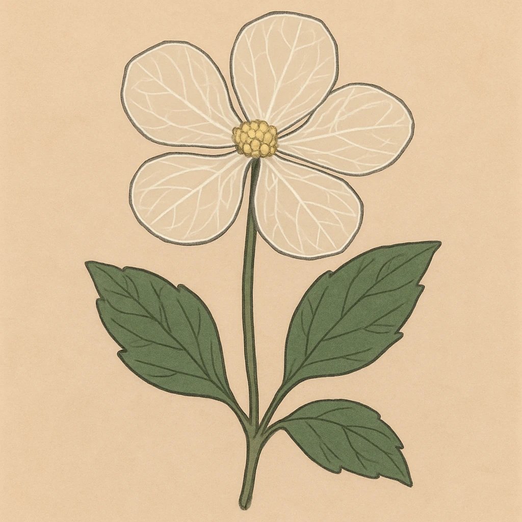 Picture of Skeleton Flower note