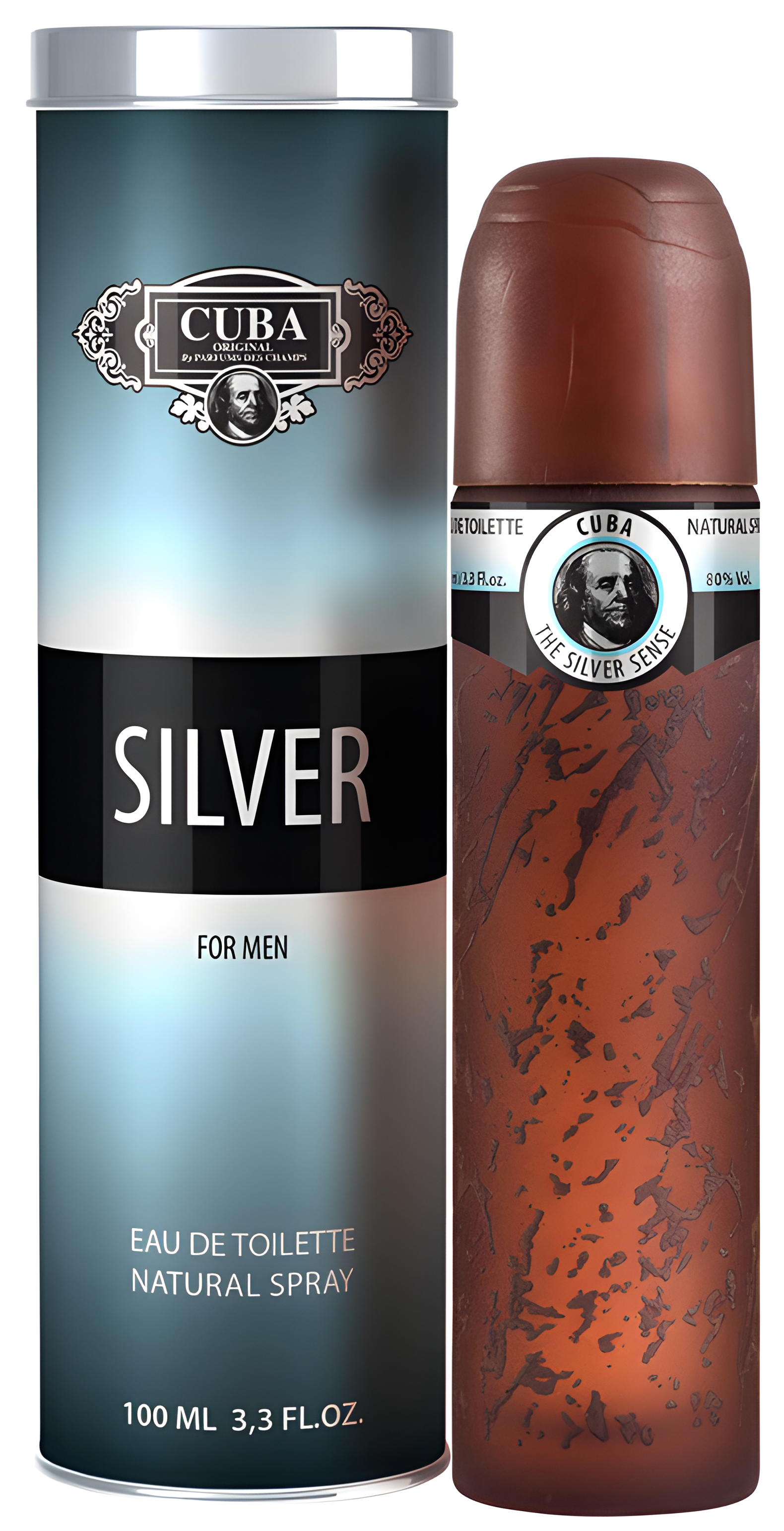 Cuba Silver by Cuba Paris perfume bottle