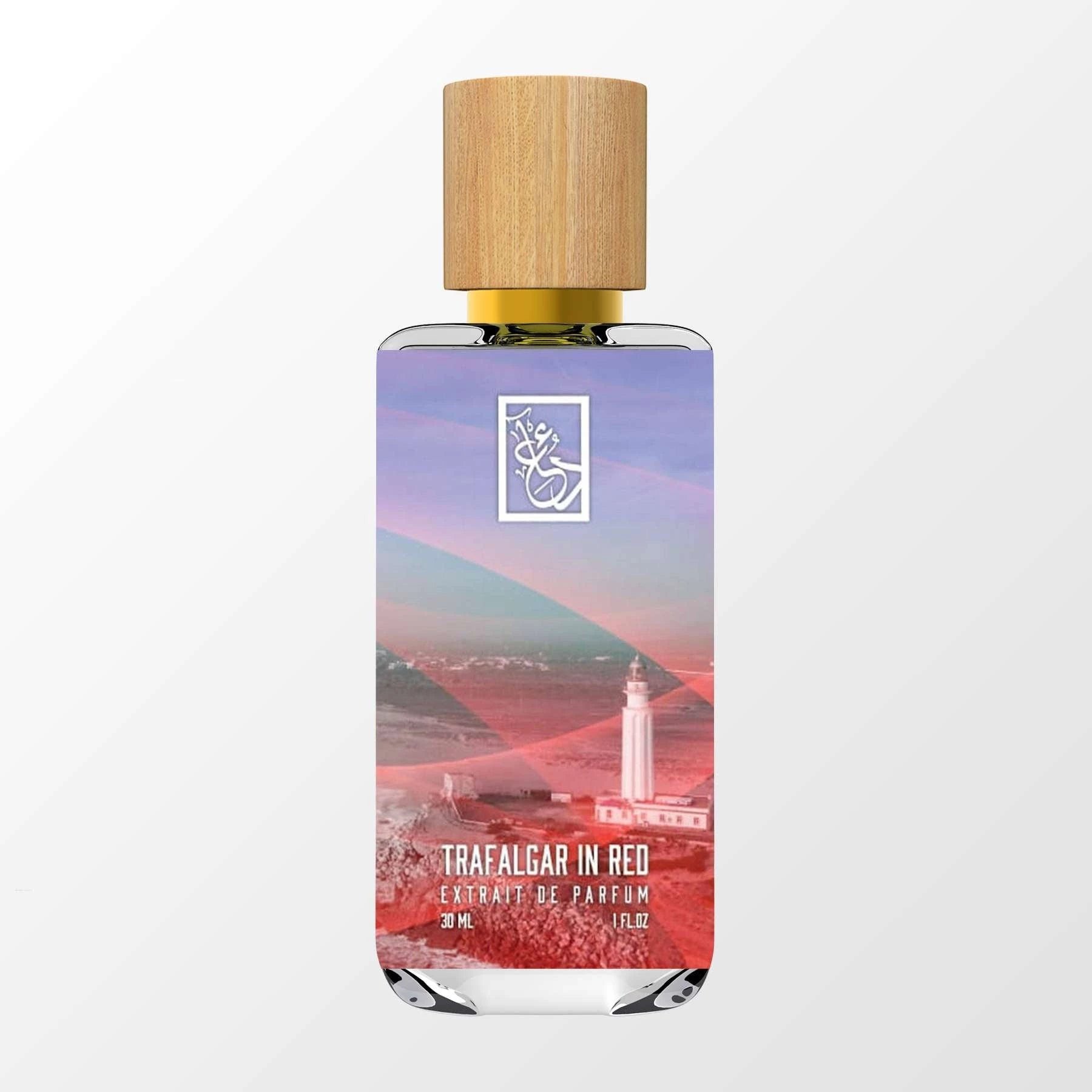 Trafalgar in Red by The Dua Brand perfume bottle