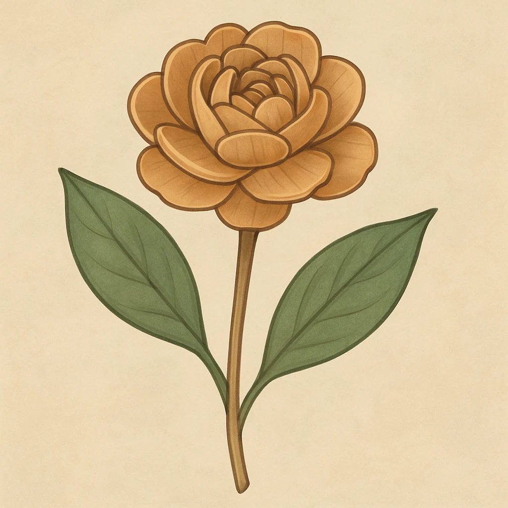 Picture of Sandalwood Flower note