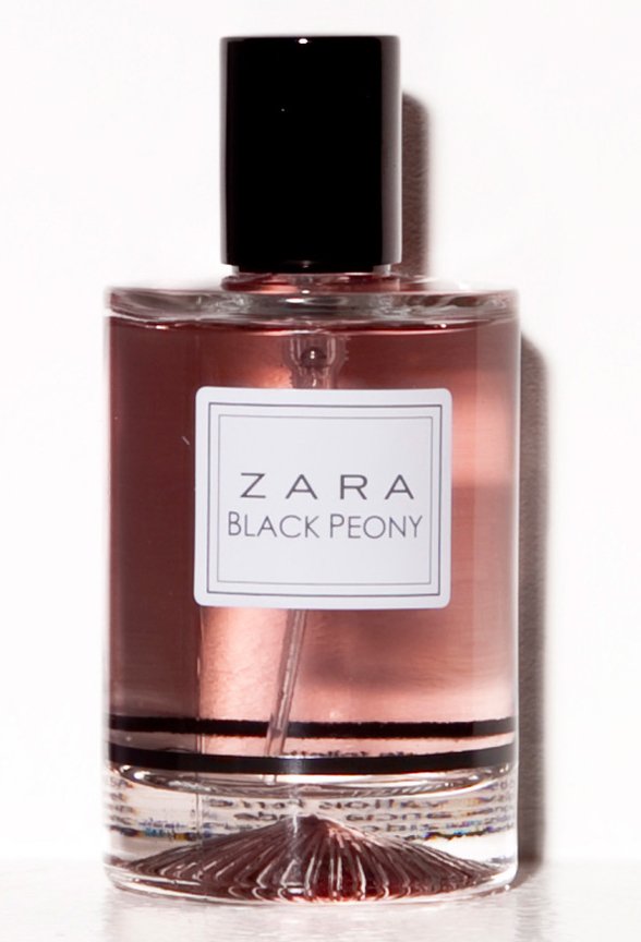 Black Peony by Zara perfume bottle