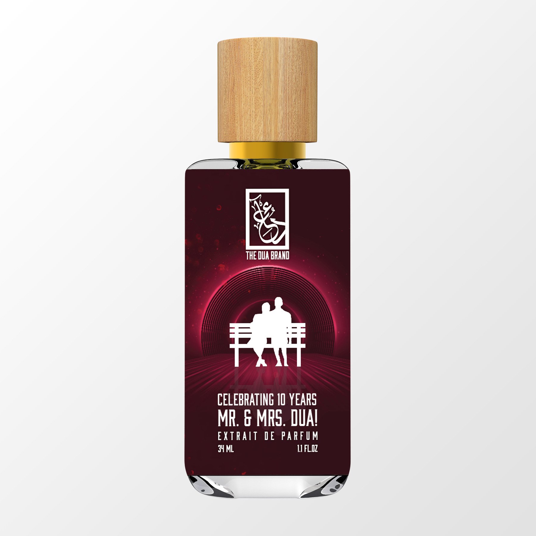 Celebrating 10 Years Mr. & Mrs. Dua! by The Dua Brand perfume bottle