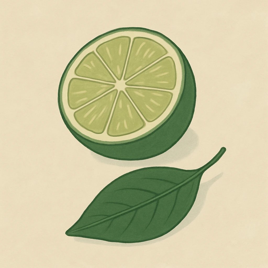 Picture of Lime Leaf note