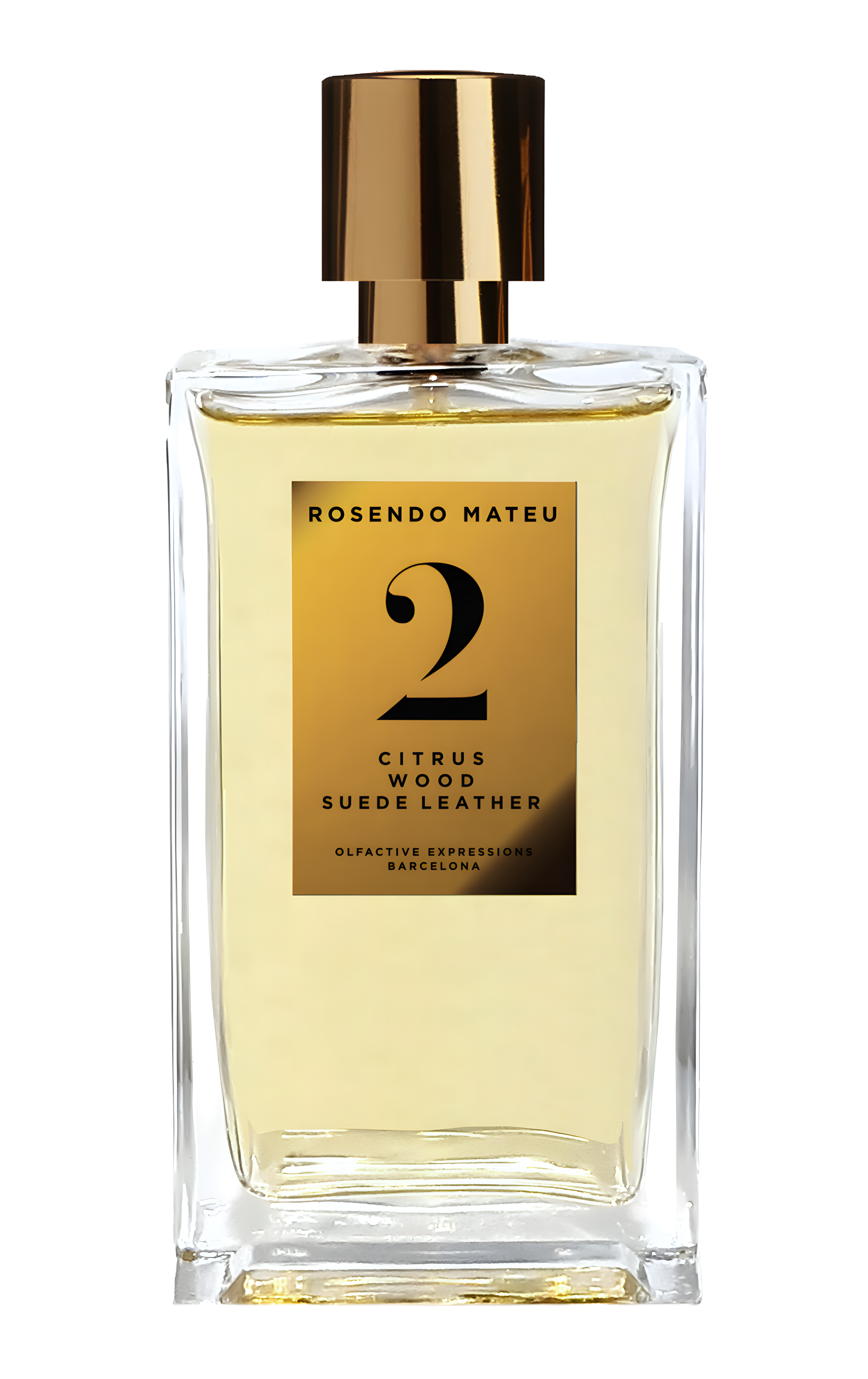 Rosendo Mateu Nº 2 Citrus, Wood, Suede Leather by Rosendo Mateu Olfactive Expressions perfume bottle