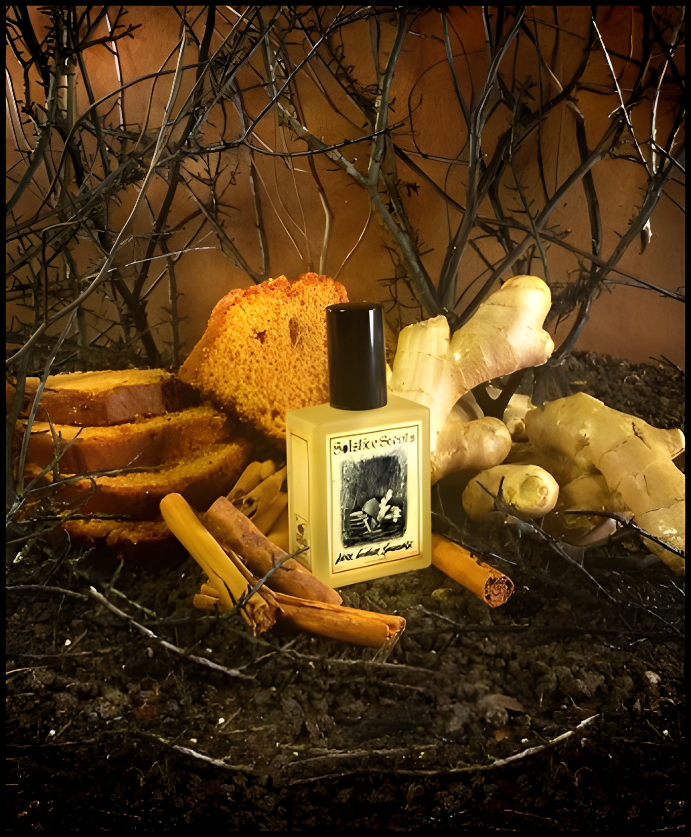 Dark Ginger Spicecake by Solstice Scents perfume bottle