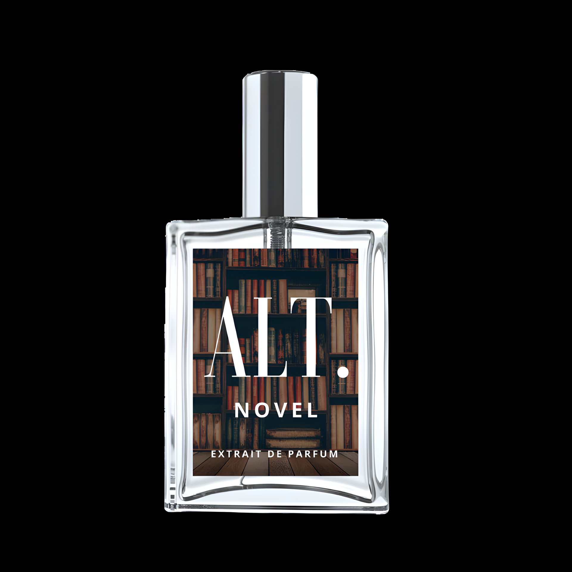 Novel by ALT. Fragrances perfume bottle