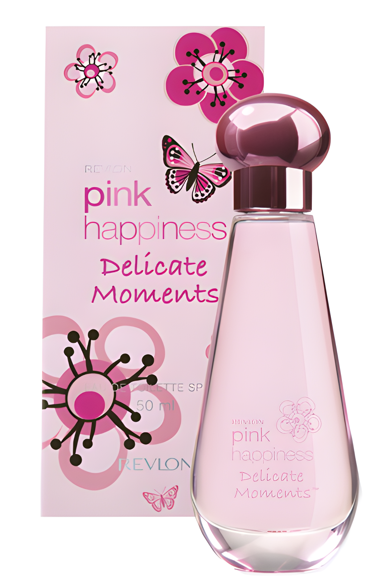 Pink Happiness Delicate Moments by Revlon perfume bottle