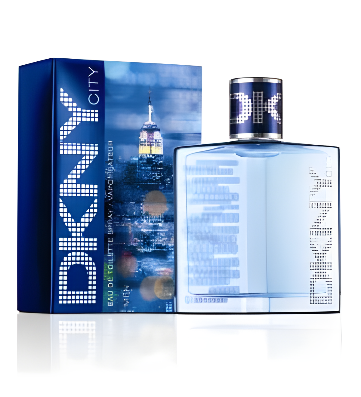 DKNY City for Men by Donna Karan perfume bottle