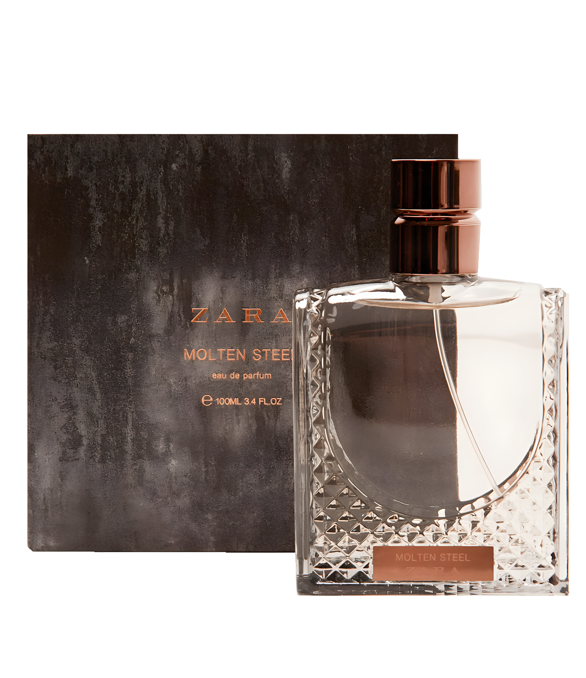 Molten Steel by Zara perfume bottle