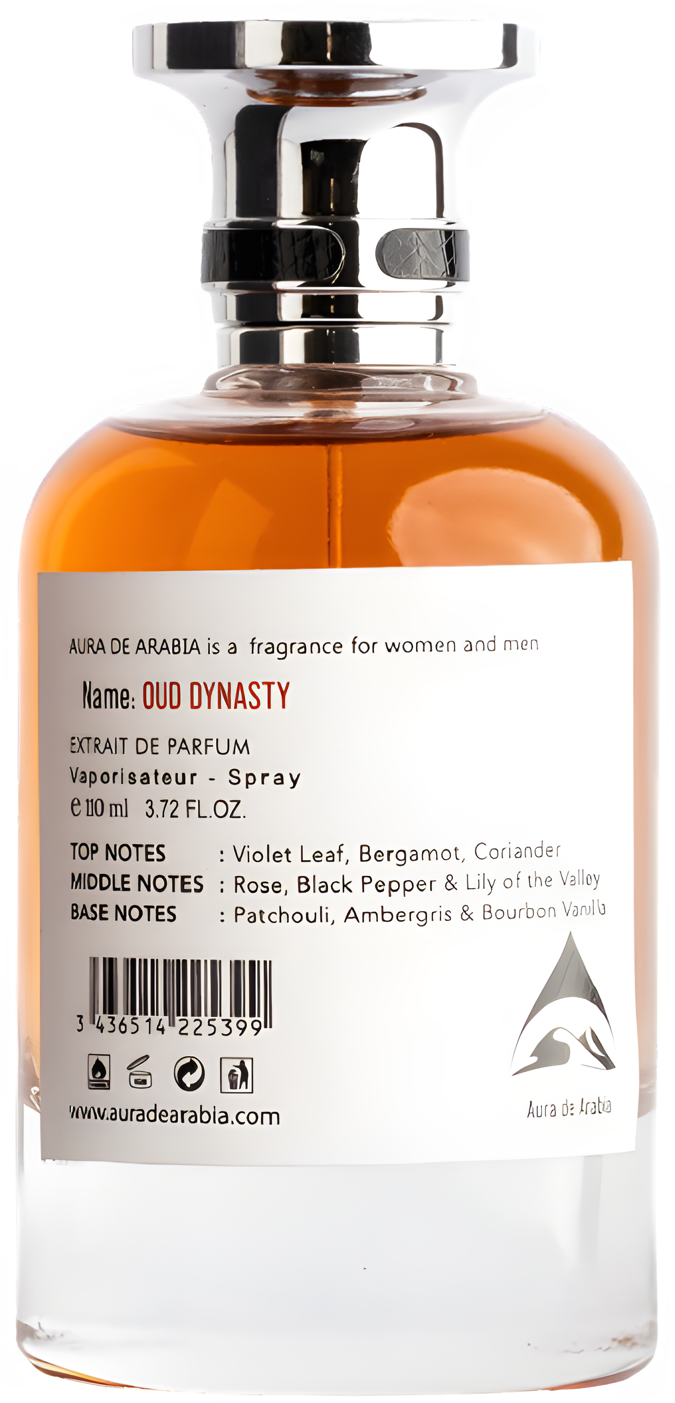 Oud Dynasty by Aura de Arabia perfume bottle