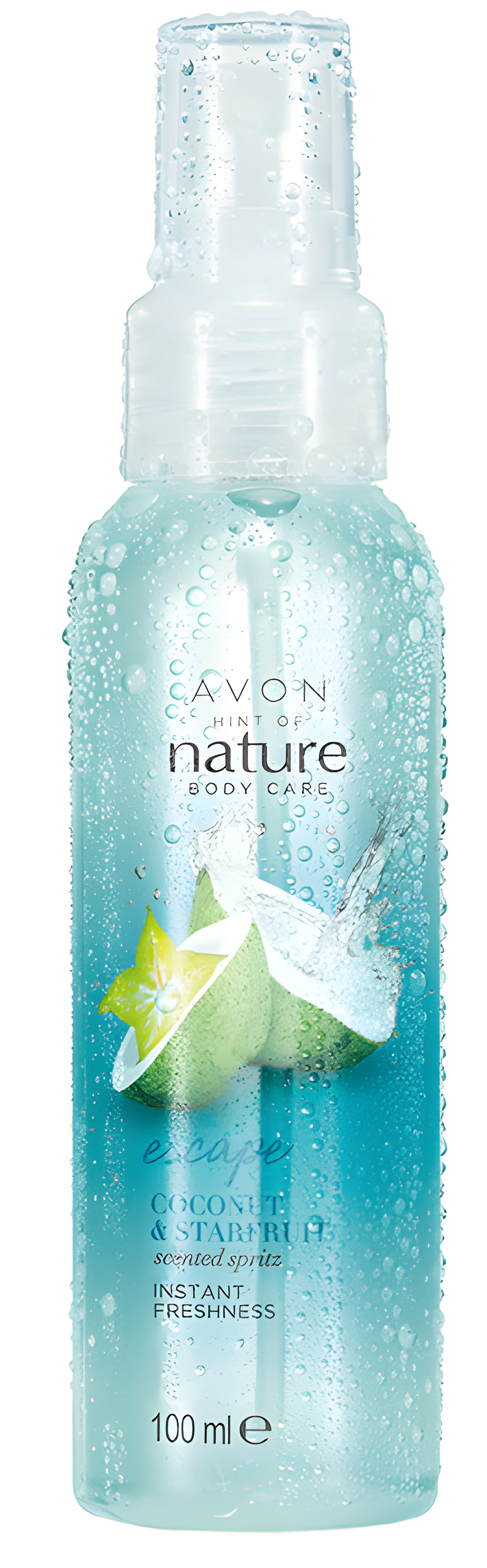 Naturals Escape Coconut & Starfruit by Avon perfume bottle