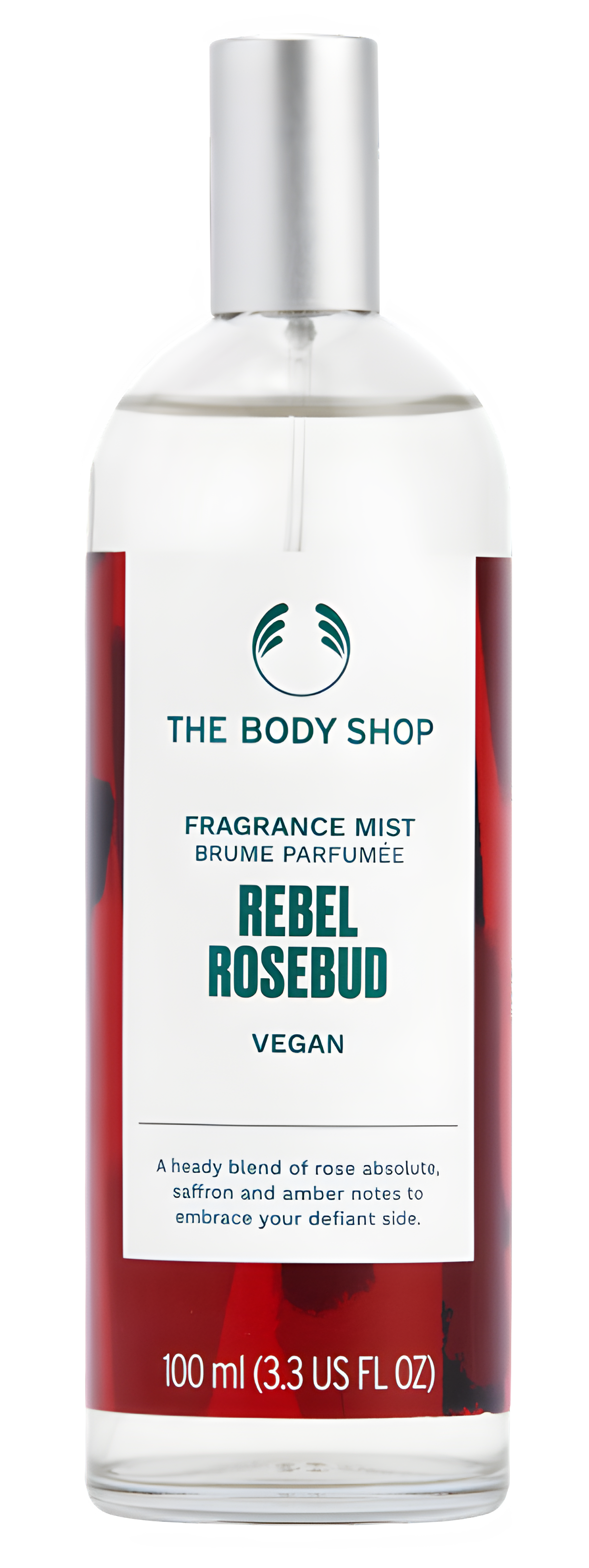 Rebel Rosebud by The Body Shop perfume bottle