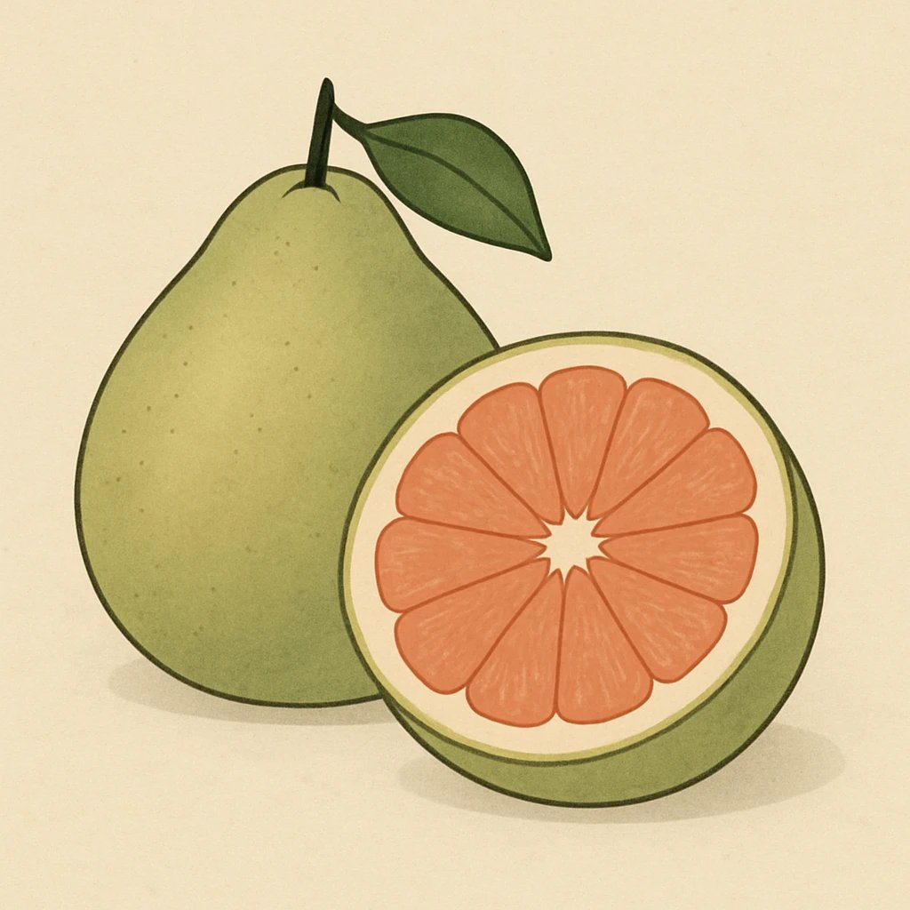 Picture of Chinese Grapefruit note
