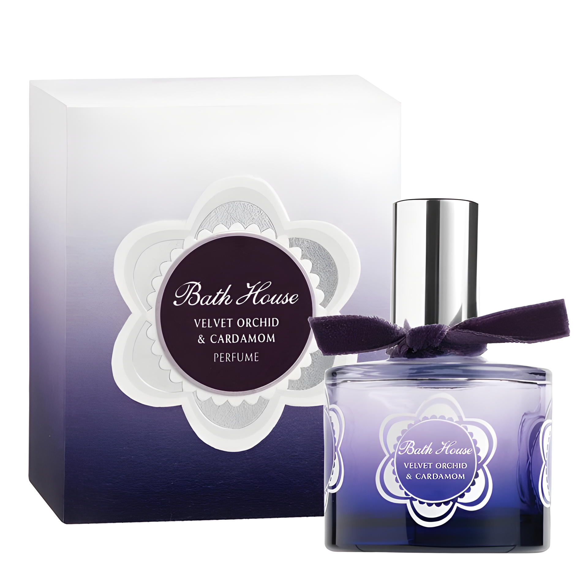 Velvet Orchid & Cardamom by Bath House perfume bottle