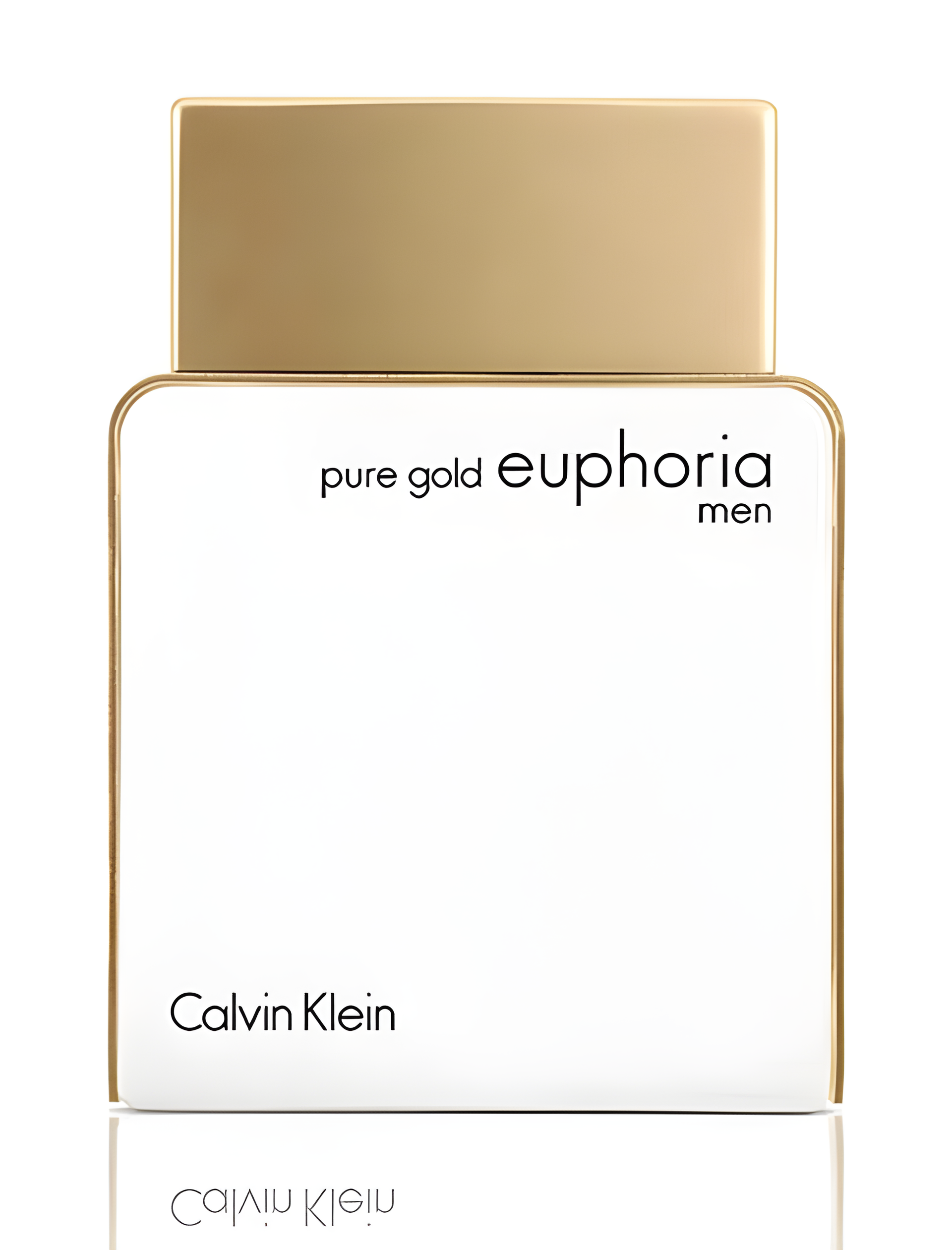 Pure Gold Euphoria Men by Calvin Klein perfume bottle
