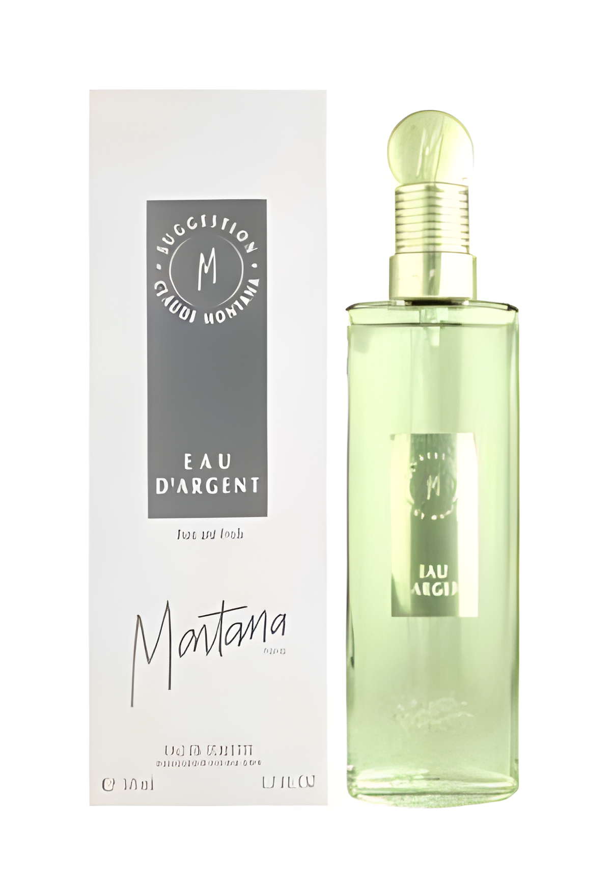 Suggestion Eau d'Argent 1994 by Montana perfume bottle