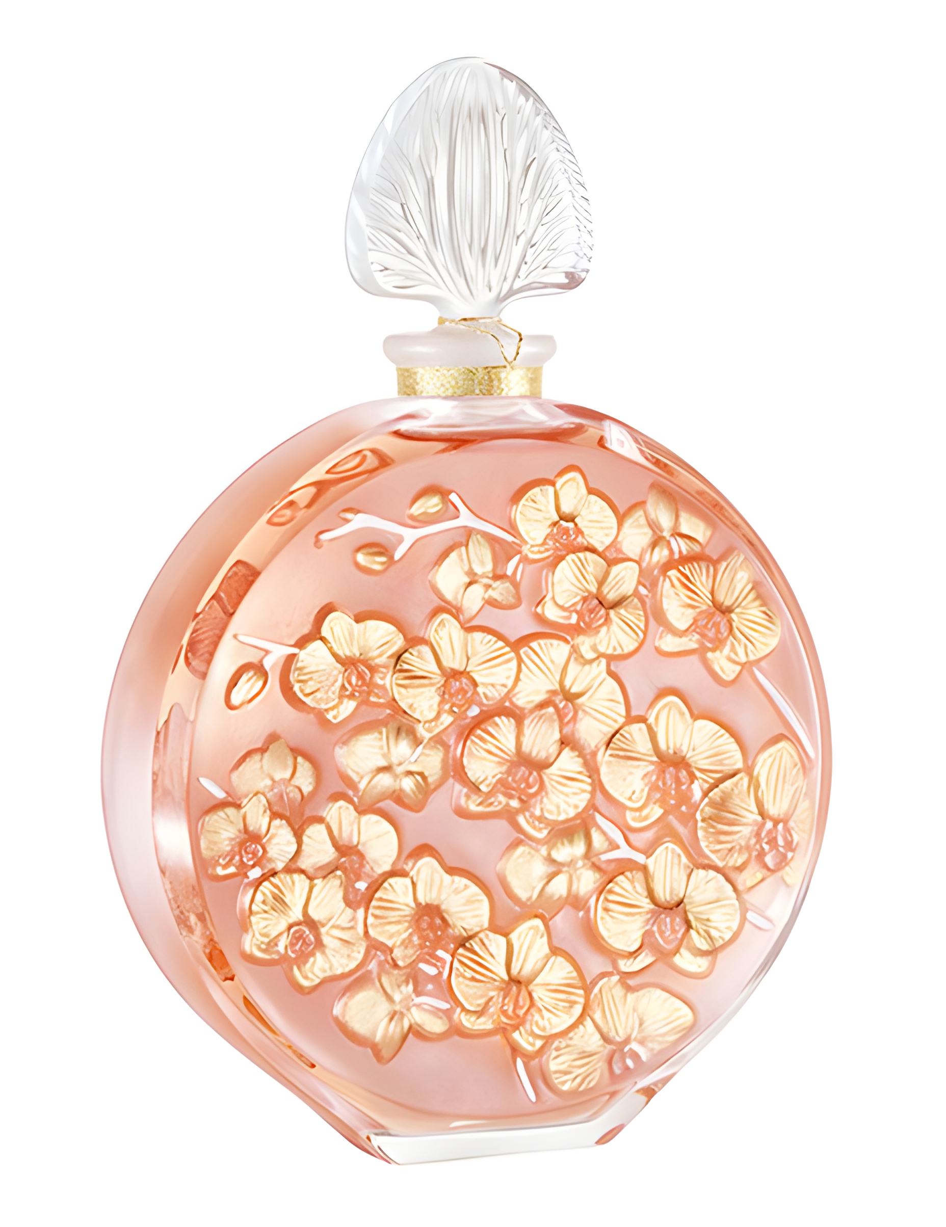 Lalique de Lalique Orchidee Crystal Flacon by Lalique perfume bottle