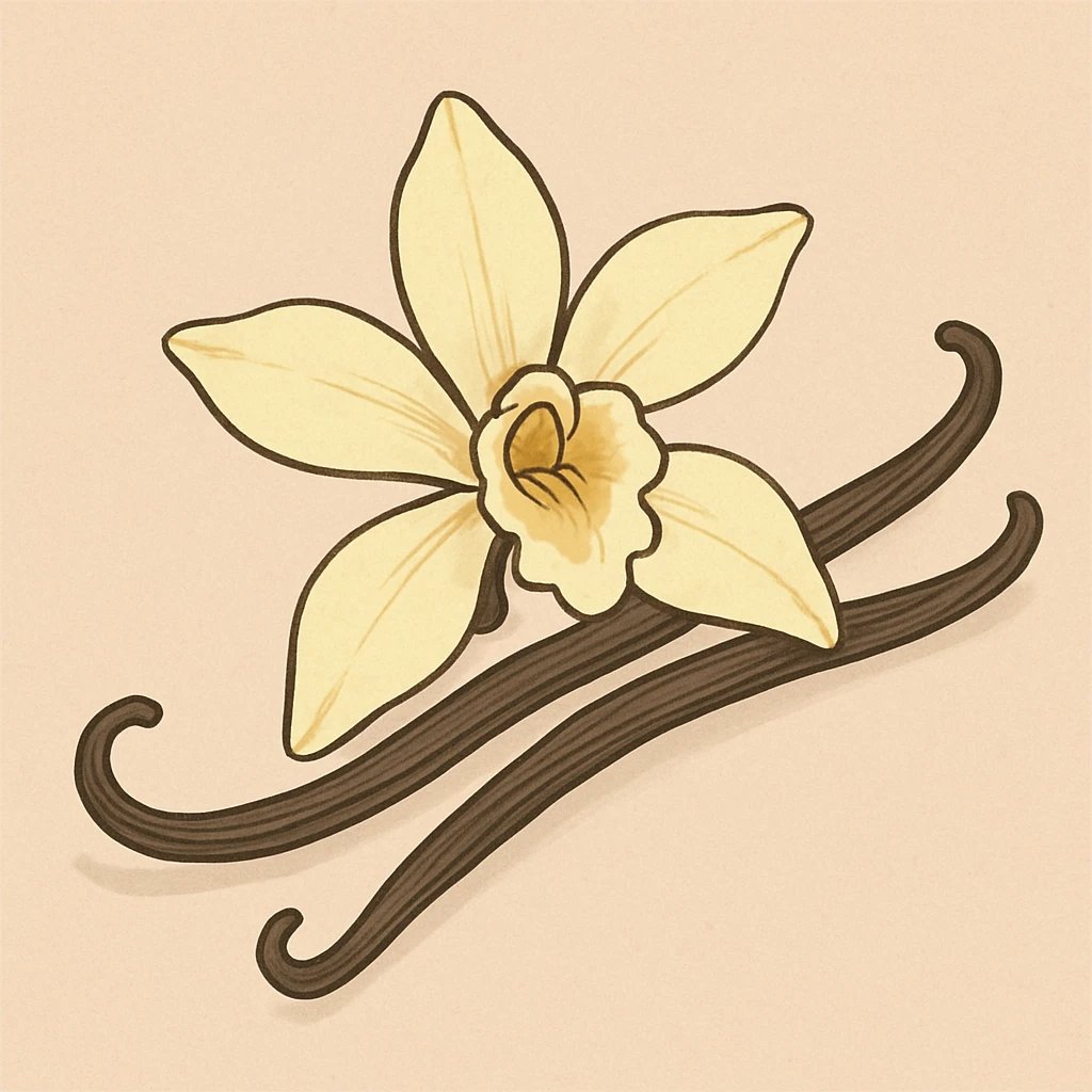 Picture of Vanilla Orchid note