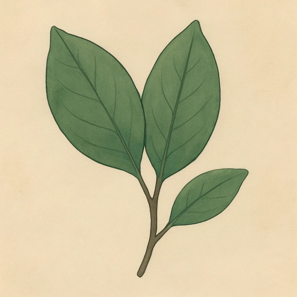 Picture of Pimento Leaf note