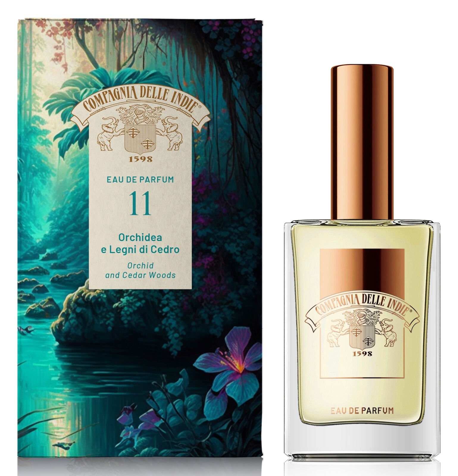 11 Orchidea E Legni Di Cedro by Compagnia Delle Indie perfume bottle