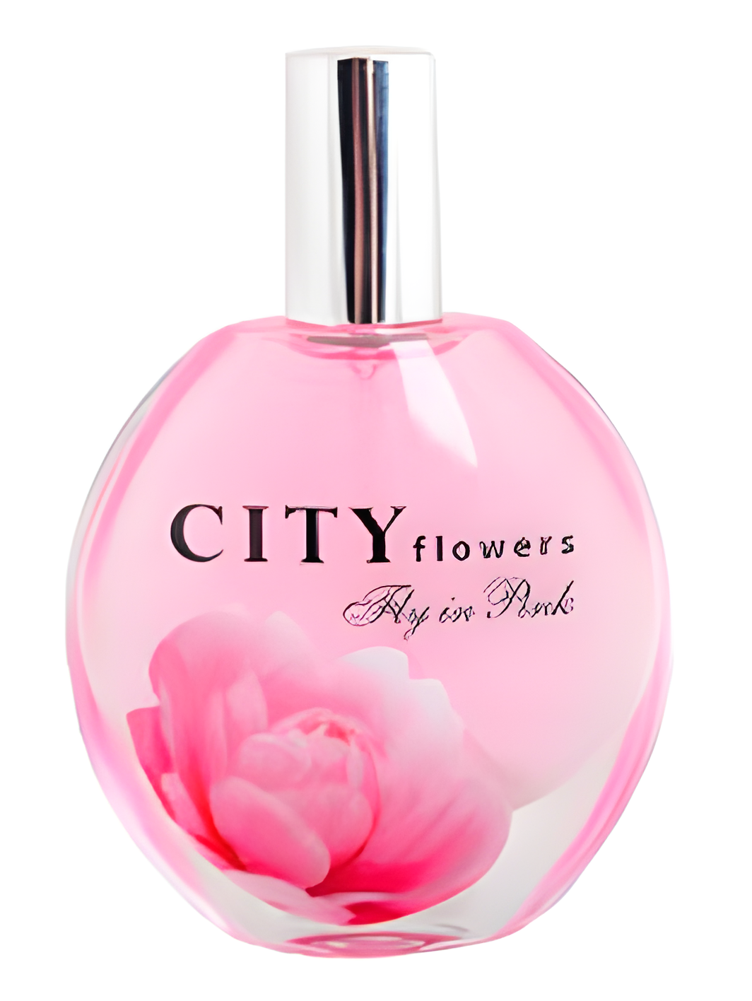 Fly in Pink by City perfume bottle