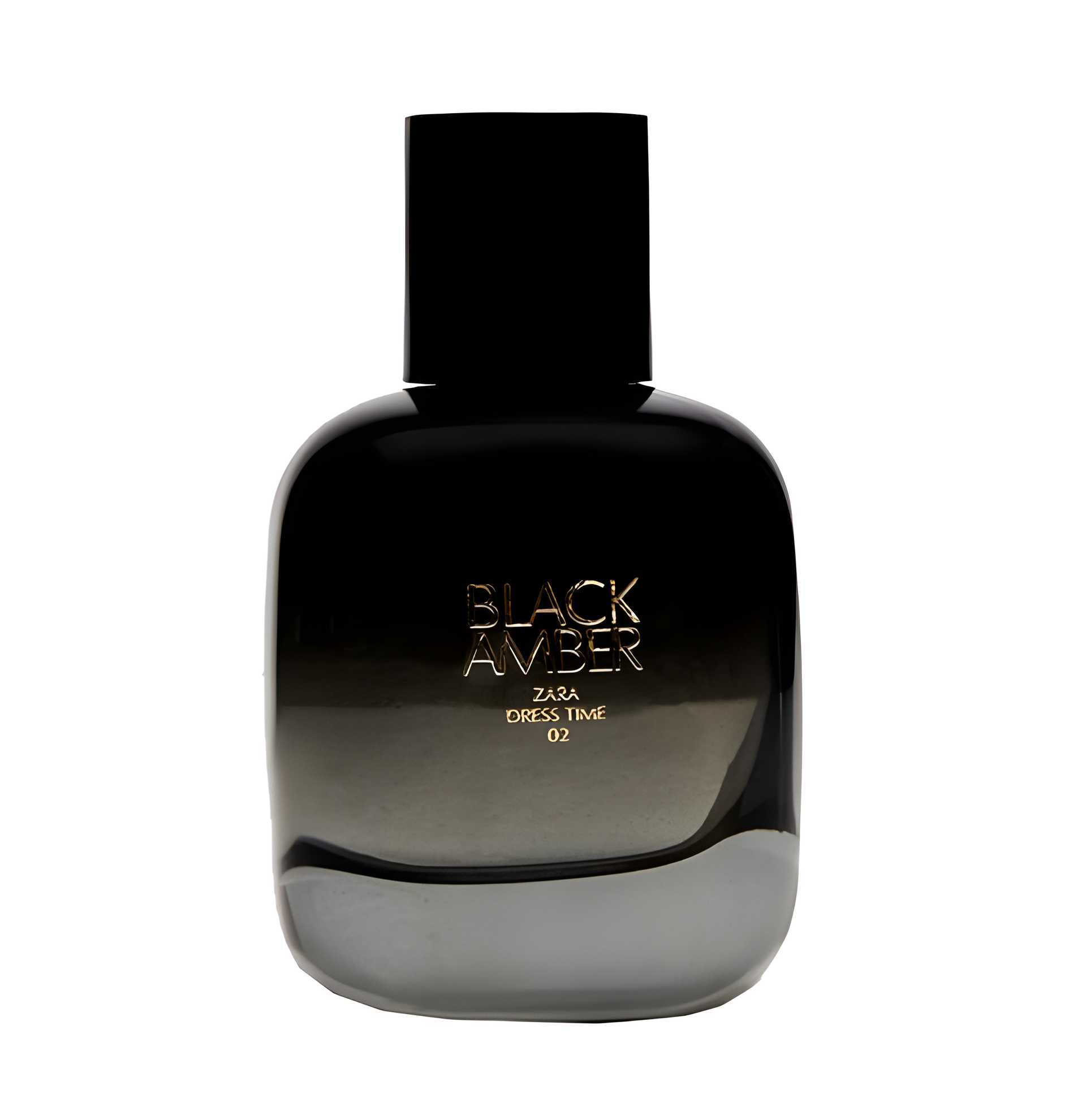 02 Black Amber by Zara perfume bottle