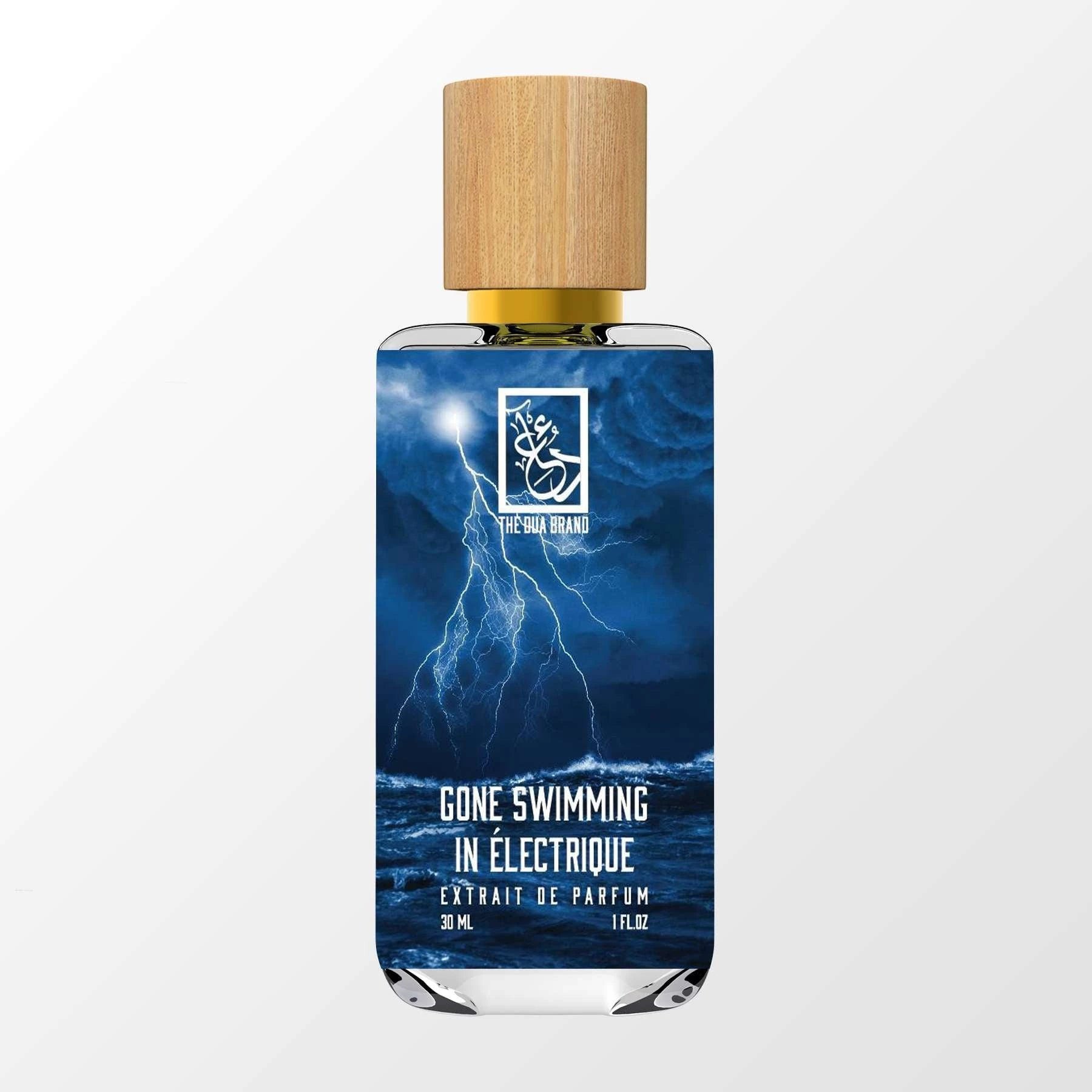 Gone Swimming in Électrique by The Dua Brand perfume bottle