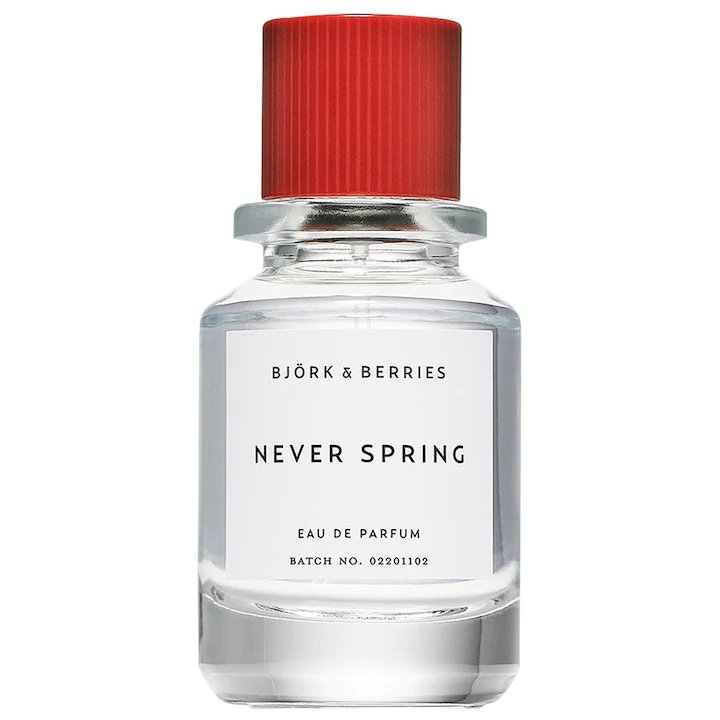 Never Spring by Bjork and Berries perfume bottle