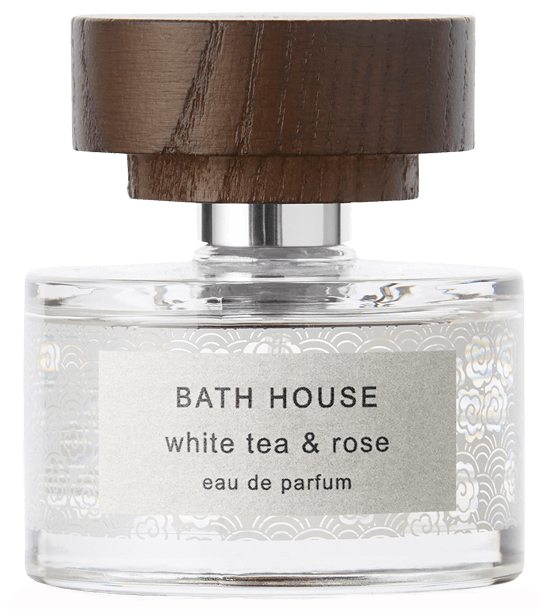 White Tea & Rose by Bath House perfume bottle