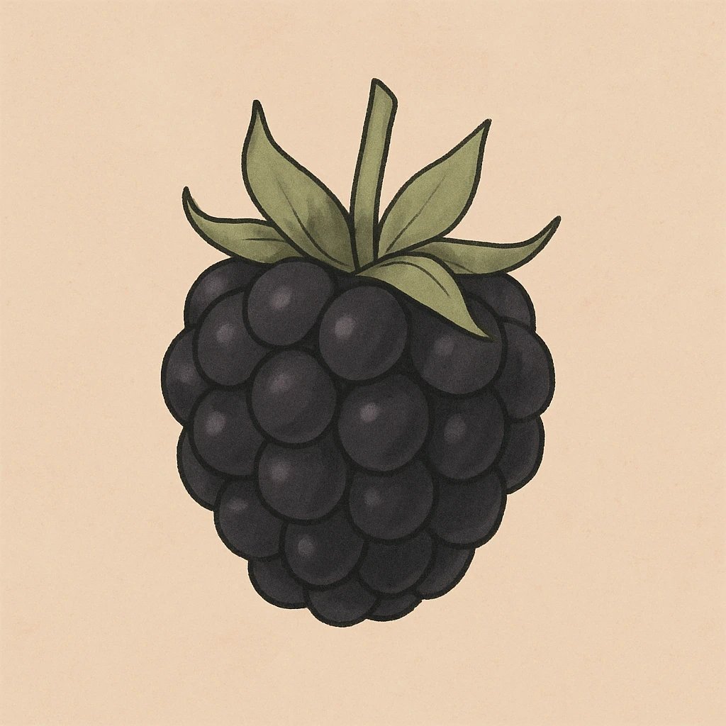 Picture of Black Raspberry note
