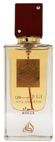 Ana Abiyedh Rouge by Lattafa Perfumes perfume bottle