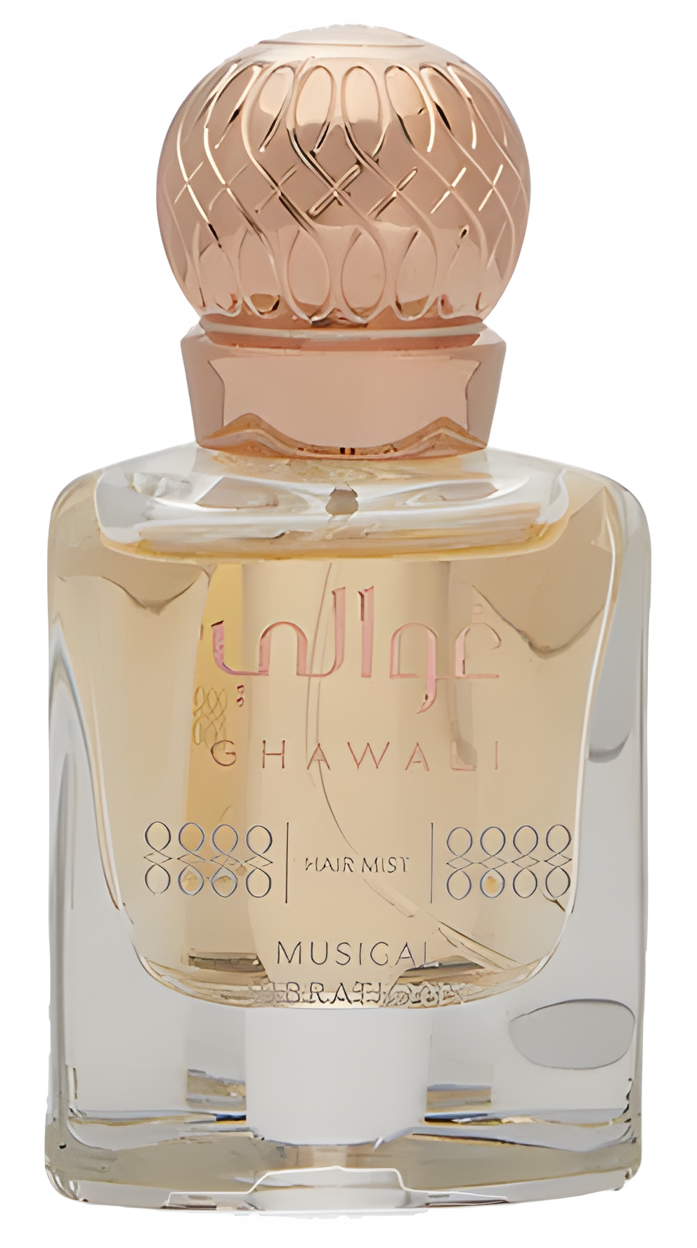 Musical Vibrations Hair Mist by Ghawali perfume bottle