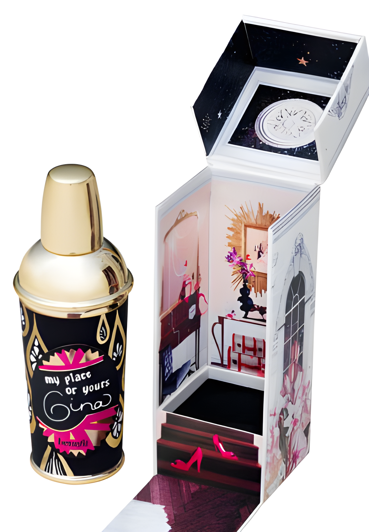 My Place or Yours Gina by Benefit perfume bottle