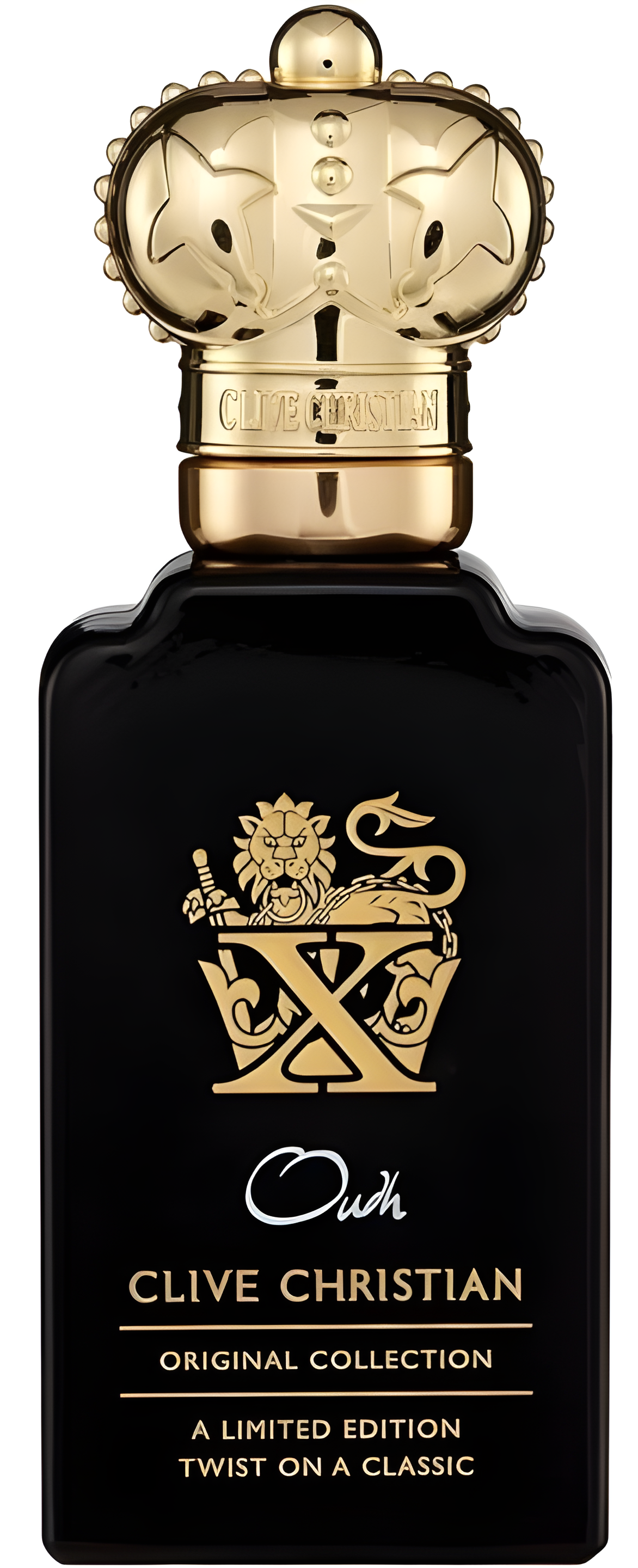 X Twist Oudh by Clive Christian perfume bottle