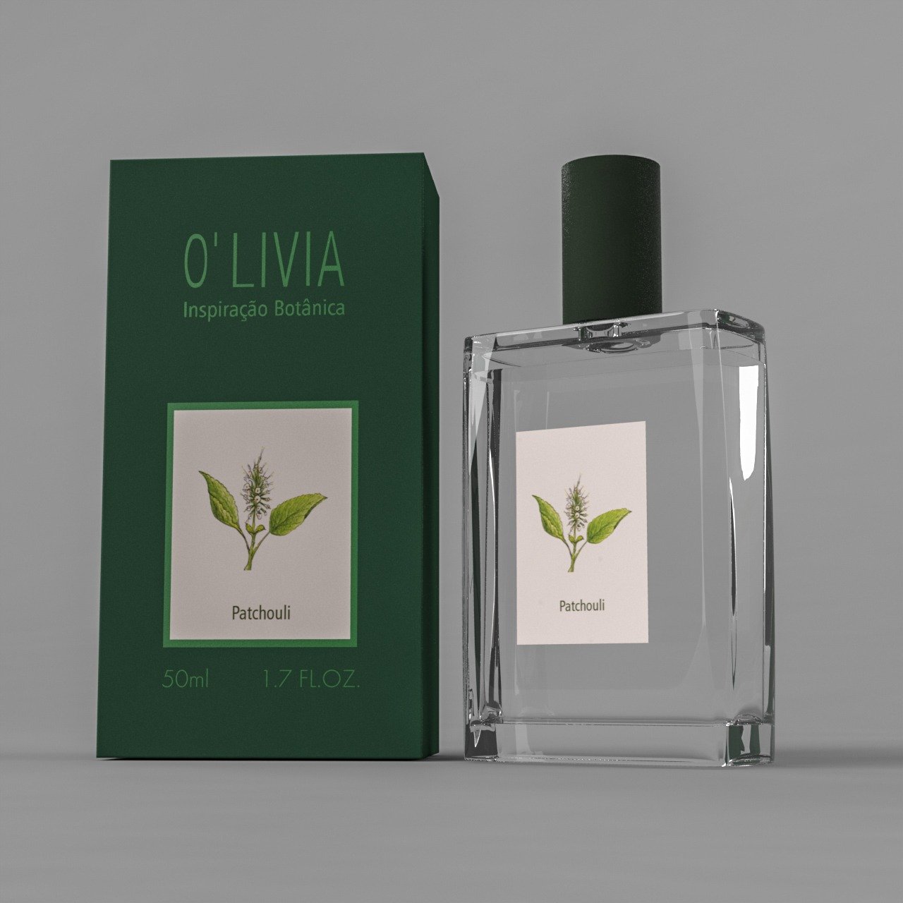 Patchouli by O'Livia Inspiração Botânica perfume bottle