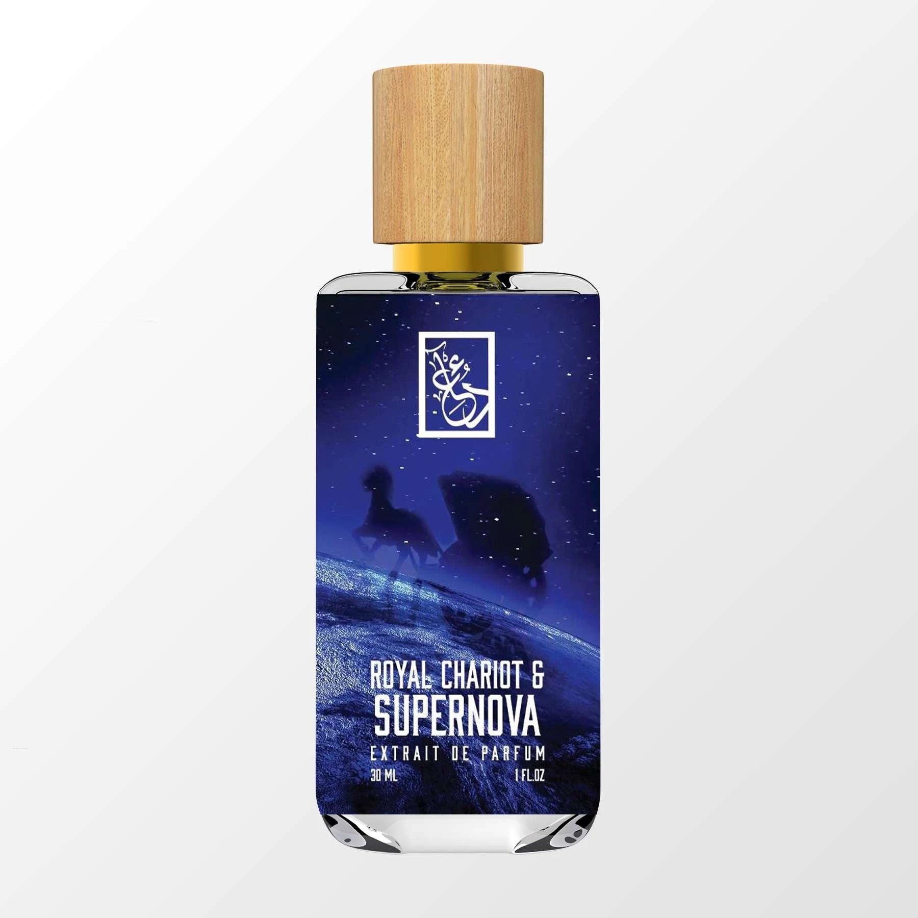 Royal Chariot & Supernova by The Dua Brand perfume bottle