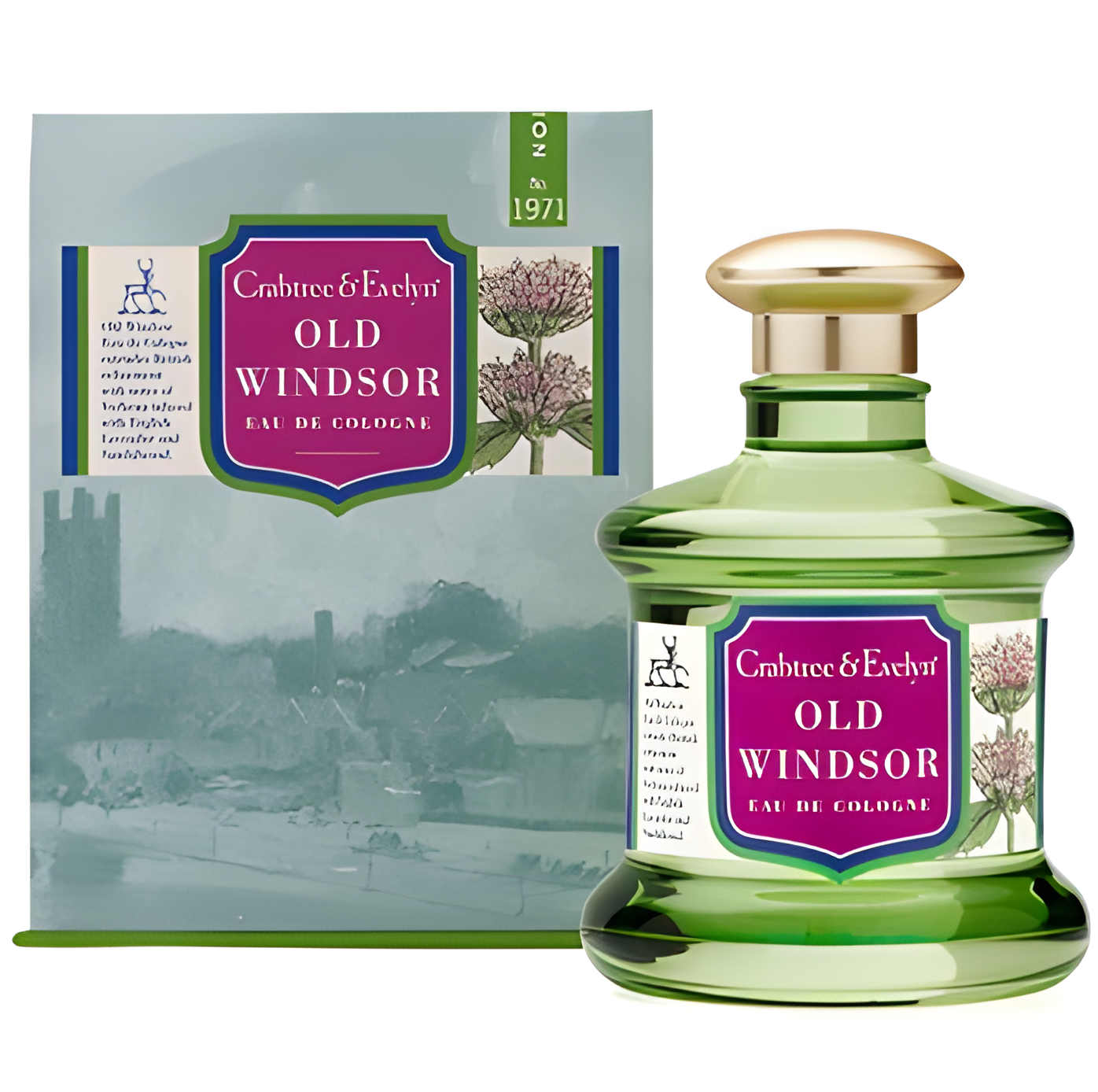 Old Windsor Eau de Cologne by Crabtree & Evelyn perfume bottle